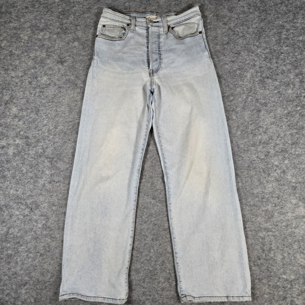 Levi's Womens Light Ribcage Straight High Rise Jeans 27